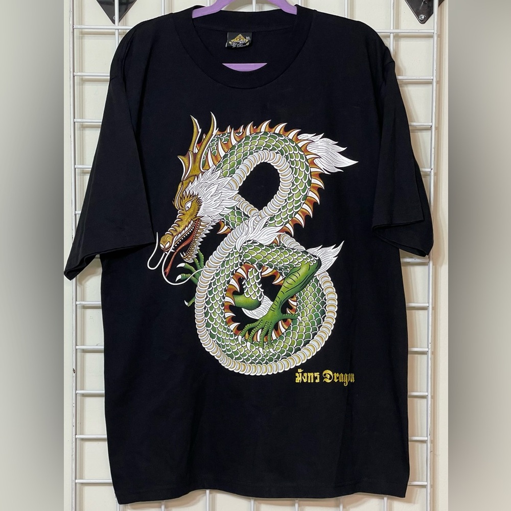 Thailand My Dream dragon t-shirt Size XL black